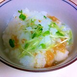 レンジでお粥  なめ茸入り